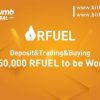 「Bithumb Global」入金・トレーディング・購入350,000 RFUELが当たる！